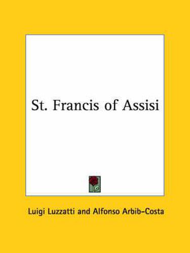 Cover image for St. Francis of Assisi