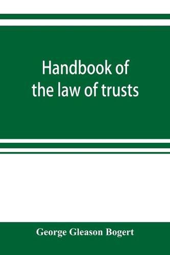 Cover image for Handbook of the law of trusts