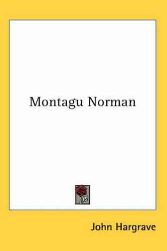 Montagu Norman