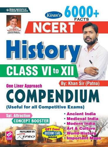 Cover image for NCERT HISTOYR NCRTOne Liner Compendium