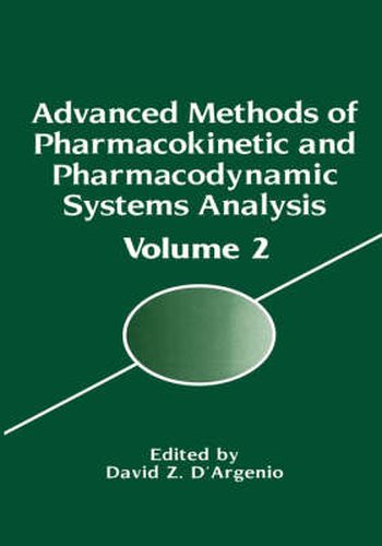 Cover image for Advanced Methods of Pharmacokinetic and Pharmacodynamic Systems Analysis: Volume 2