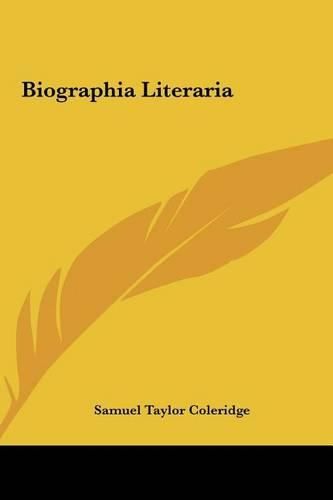 Cover image for Biographia Literaria Biographia Literaria