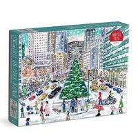 Cover image for Michael Storrings Snowfall on Park Avenue 1000 Piece Puzzle