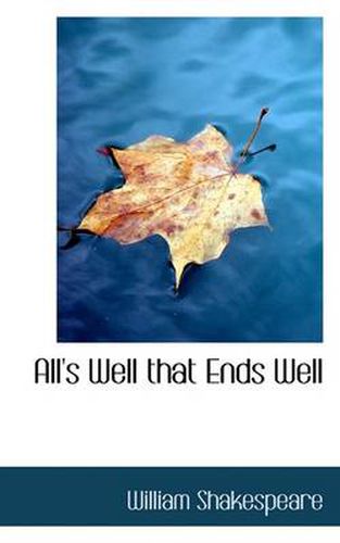 Cover image for All's Well That Ends Well