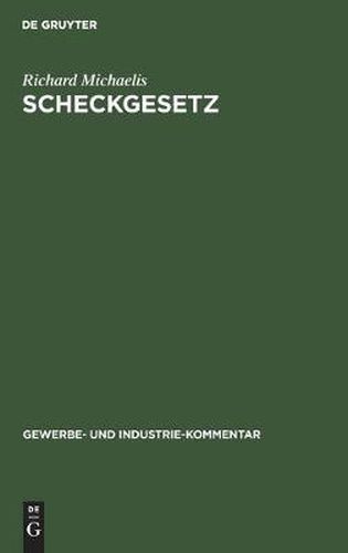 Cover image for Scheckgesetz: Kommentar