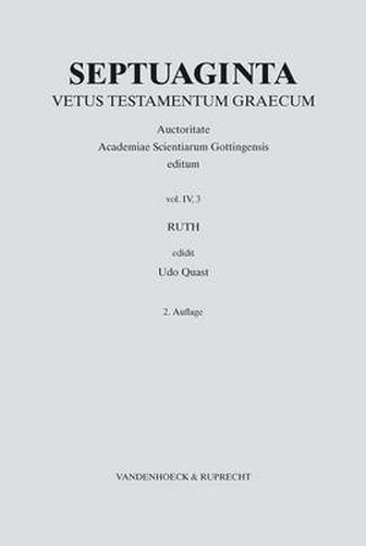 Cover image for Septuaginta. Band 4,3: Ruth
