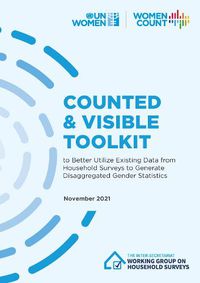 Cover image for Counted & visible toolkit to better utilize existing data from household surveys to generate disaggregated gender statistics