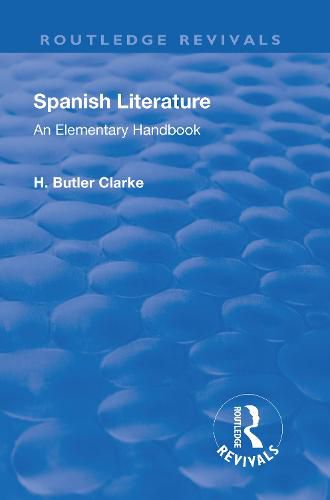 Spanish Literature: An Elementary Handbook