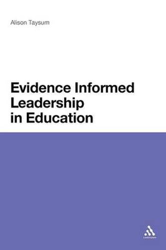 Cover image for Evidence Informed Leadership in Education