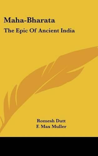 Cover image for Maha-Bharata: The Epic of Ancient India