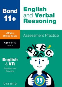 Cover image for 11+: Bond 11+ CEM English & Verbal Reasoning Assessment Papers 9-10 Years