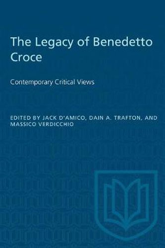 Cover image for Legacy of Benedetto Croce