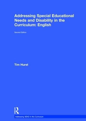 Cover image for Addressing Special Educational Needs and Disability in the Curriculum: English