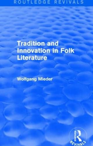 Cover image for Tradition and Innovation in Folk Literature