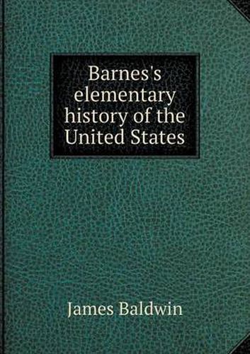 Cover image for Barnes's elementary history of the United States