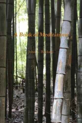 Cover image for A Book of Meditations