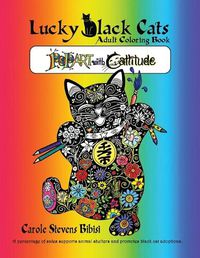 Cover image for Lucky Black Cats Adult Coloring Book