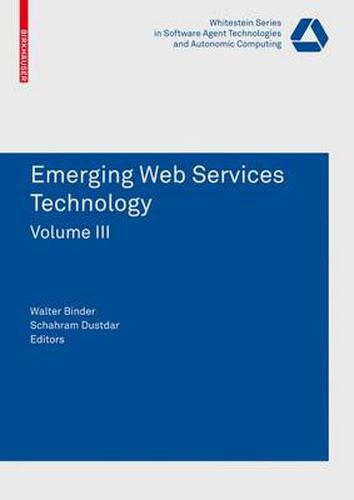 Cover image for Emerging Web Services Technology Volume III