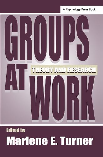 Cover image for Groups at Work: Theory and Research