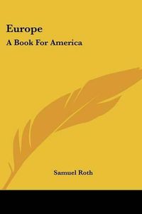 Cover image for Europe: A Book for America