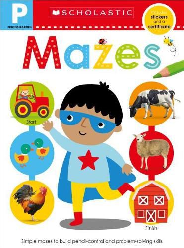 Pre-K Skills Workbook: Mazes (Scholastic Early Learners)