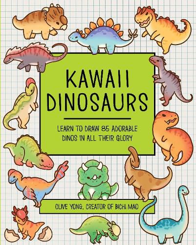 Cover image for Kawaii Dinosaurs