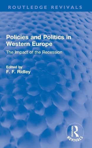 Cover image for Policies and Politics in Western Europe