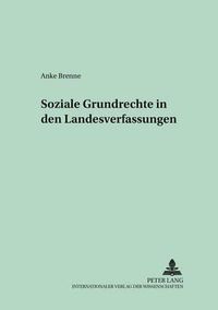 Cover image for Soziale Grundrechte in Den Landesverfassungen