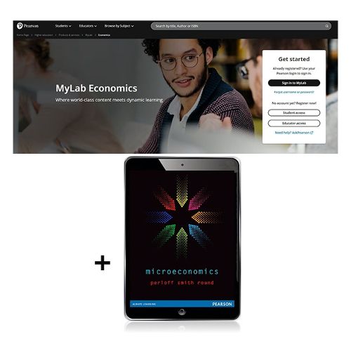 Cover image for Microeconomics, Australian Edition -- MyLab Economics with Pearson eText