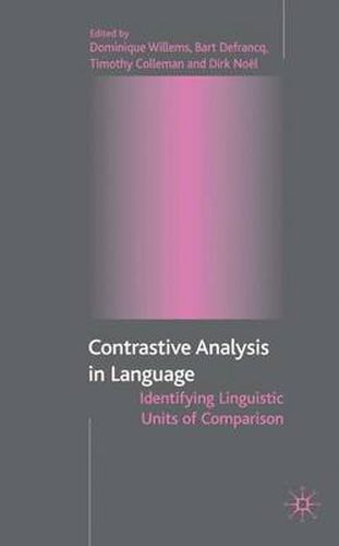 Cover image for Contrastive Analysis in Language: Identifying Linguistic Units of Comparison