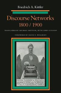 Cover image for Discourse Networks, 1800/1900