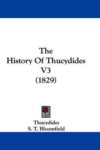 Cover image for The History of Thucydides V3 (1829)