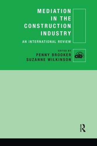 Cover image for Mediation in the Construction Industry: An International Review