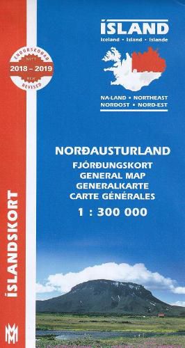 Cover image for North East Iceland Map 1:300 000