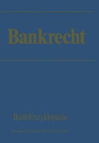 Cover image for Bankrecht