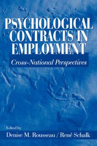 Cover image for Psychological Contracts in Employment: Cross-national Perspectives