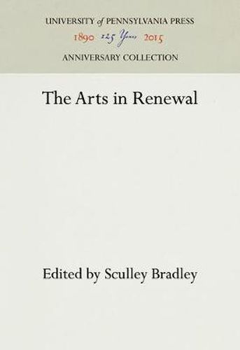 Cover image for The Arts in Renewal