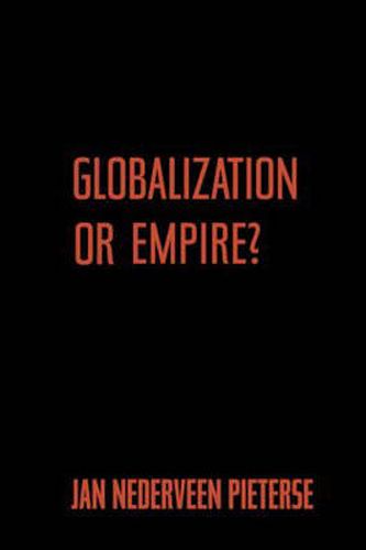 Cover image for Globalization or Empire?