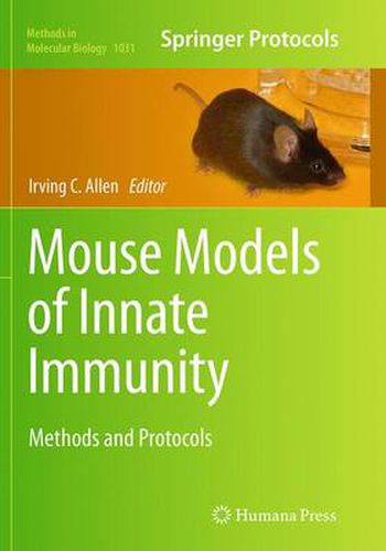 Cover image for Mouse Models of Innate Immunity: Methods and Protocols