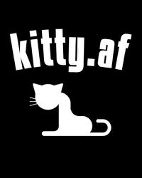 Cover image for Kitty.af: Birthday Gift For Ex Girlfriend - Funny, Naughty, Dirty, Sexy, Rude Sayings Anniversary, Valentines Gift For Ex - Black Lined Composition Notebook Journal With Inappropriate Saying