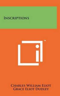 Cover image for Inscriptions