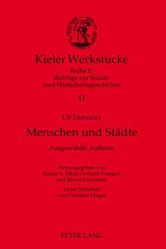 Cover image for Menschen Und Staedte: Ausgewaehlte Aufsaetze