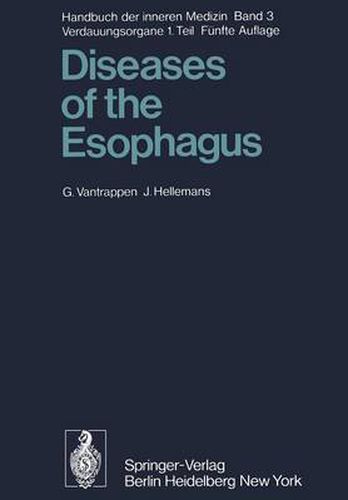 Cover image for Diseases of the Esophagus
