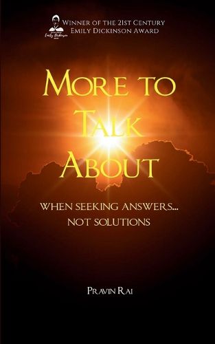Cover image for More to Talk About-when seeking answers... not solutions