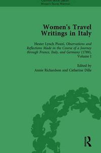 Cover image for Women's Travel Writings in Italy, Part I Vol 3