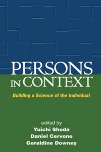 Cover image for Persons in Context: Building a Science of the Individual