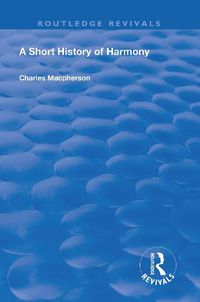 Cover image for A Short History of Harmony