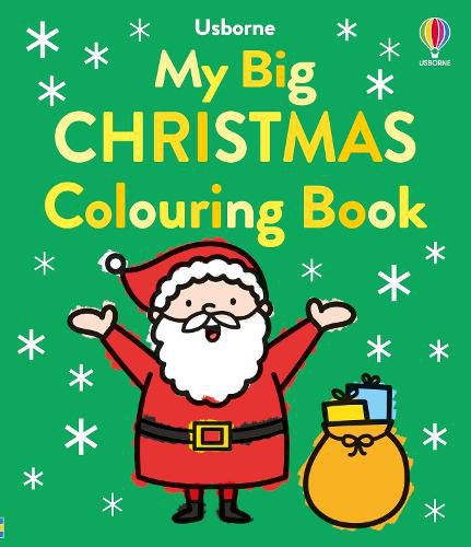 Cover image for My Big Happy Christmas Colouring Book