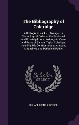Cover image for The Bibliography of Coleridge