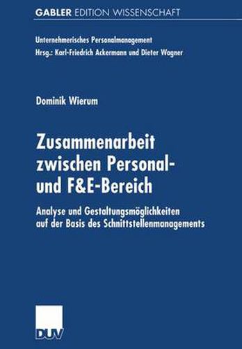 Cover image for Zusammenarbeit Zwischen Personal- und F&E-Bereich